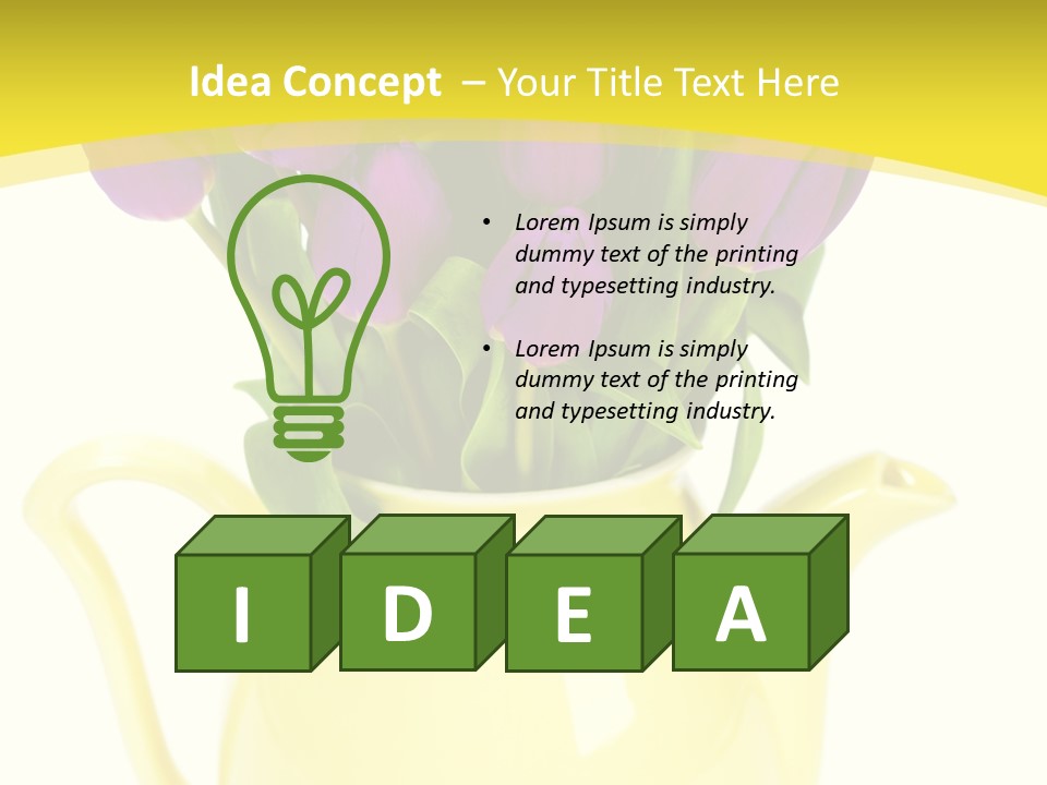 Beauty Floral Surprise PowerPoint Template