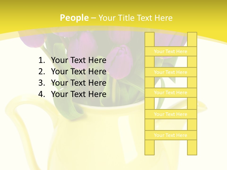 Beauty Floral Surprise PowerPoint Template