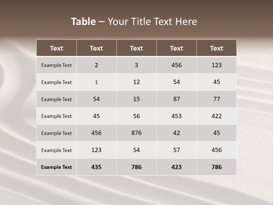 Nobody Serenity Zen PowerPoint Template