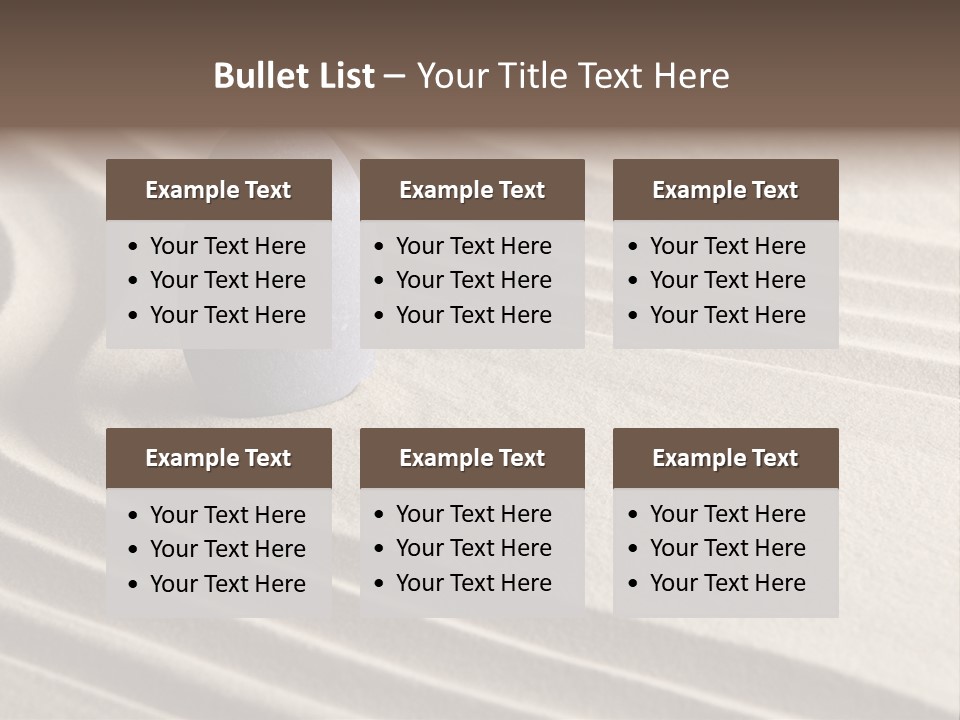 Nobody Serenity Zen PowerPoint Template