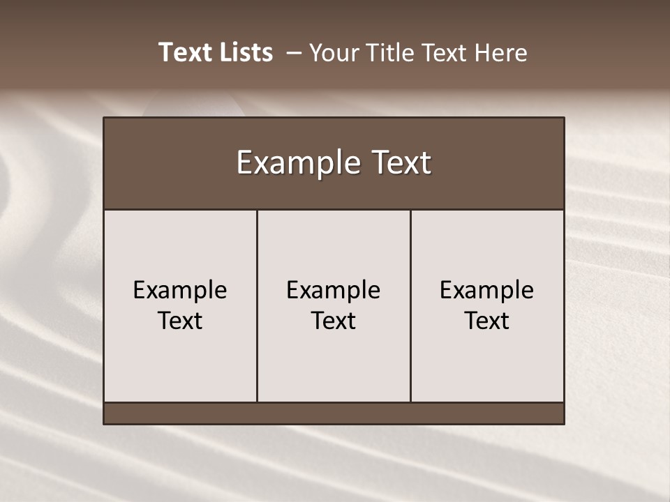 Nobody Serenity Zen PowerPoint Template