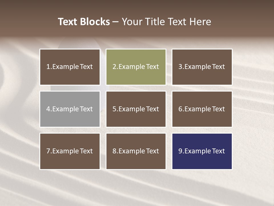 Nobody Serenity Zen PowerPoint Template