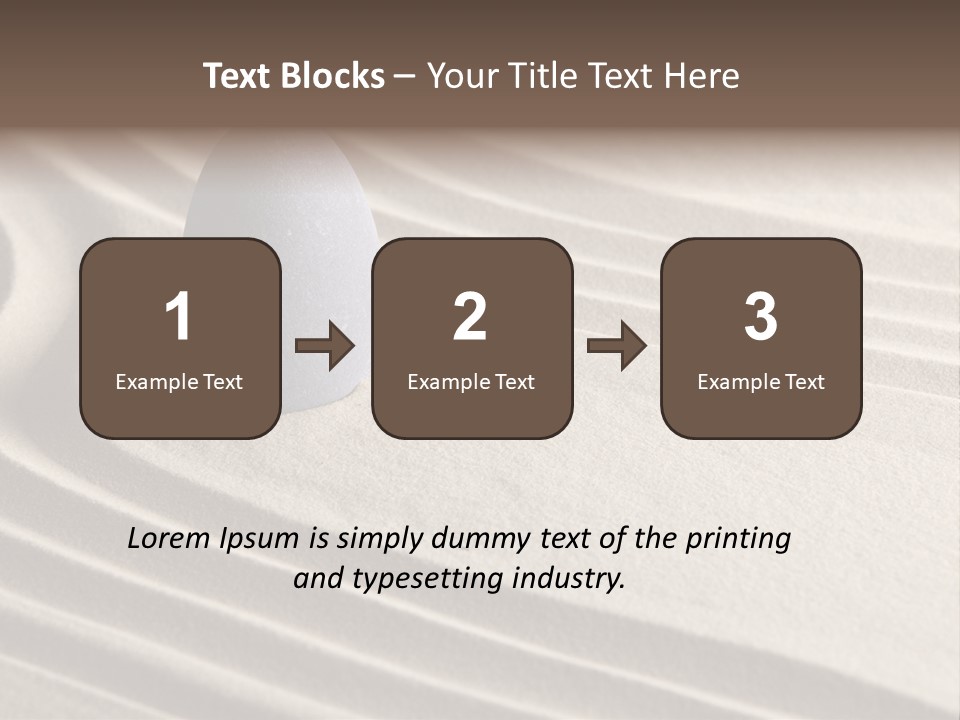 Nobody Serenity Zen PowerPoint Template