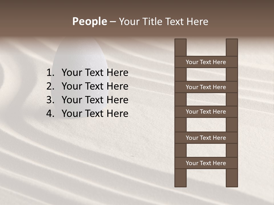 Nobody Serenity Zen PowerPoint Template