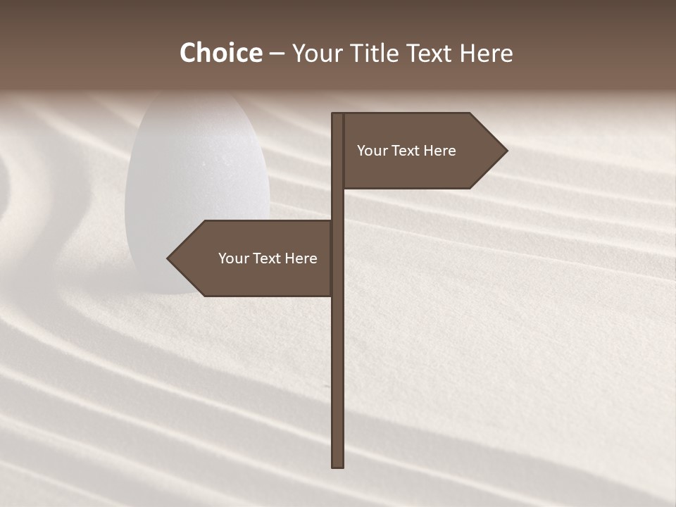 Nobody Serenity Zen PowerPoint Template