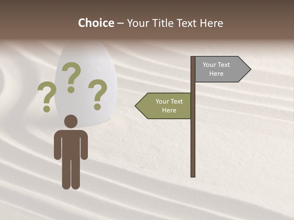 Nobody Serenity Zen PowerPoint Template