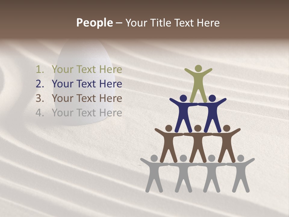 Nobody Serenity Zen PowerPoint Template