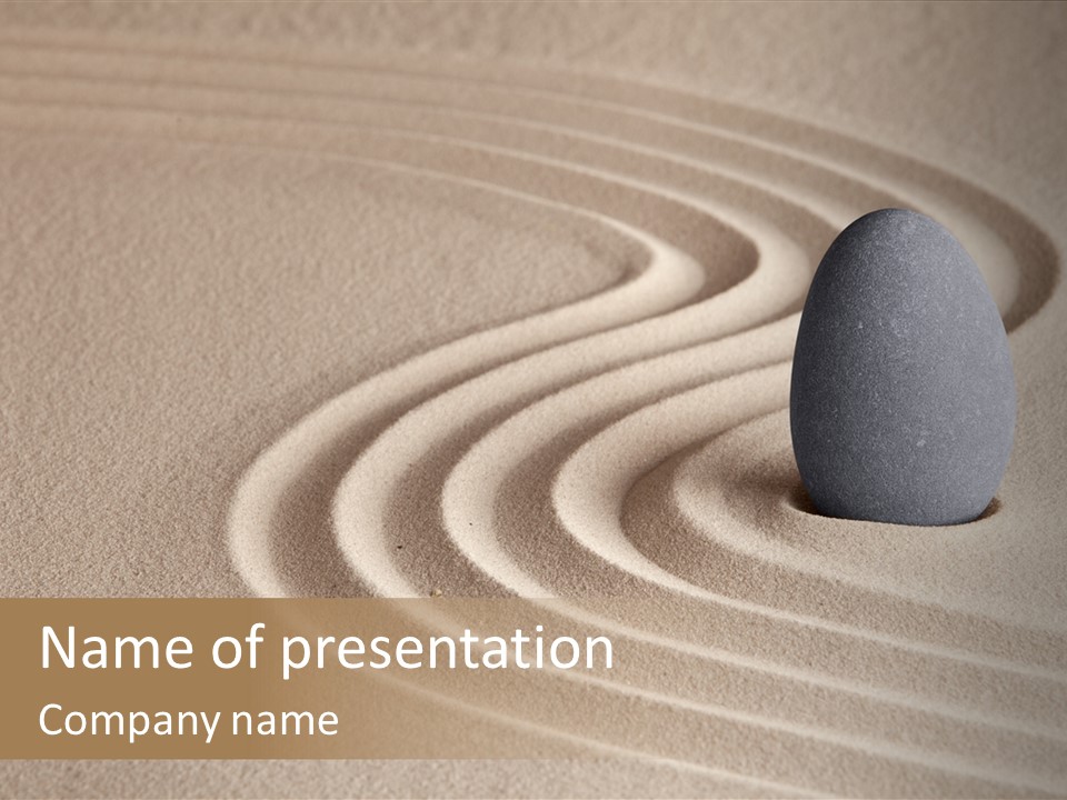Buddhism Harmony Serenity PowerPoint Template