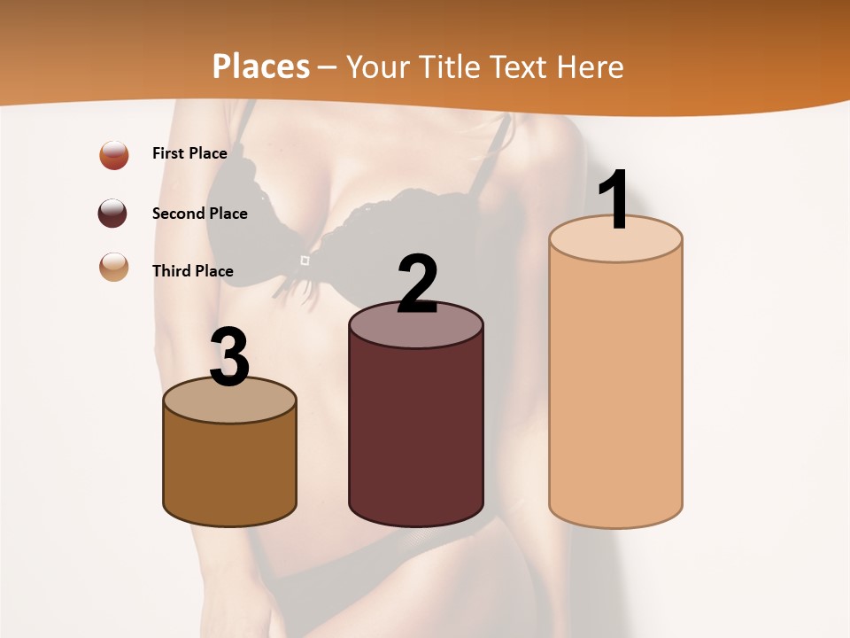 Female Elegance Leg PowerPoint Template