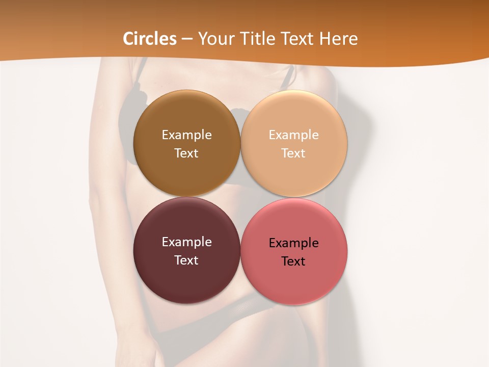 Female Elegance Leg PowerPoint Template