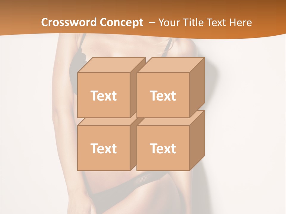 Female Elegance Leg PowerPoint Template