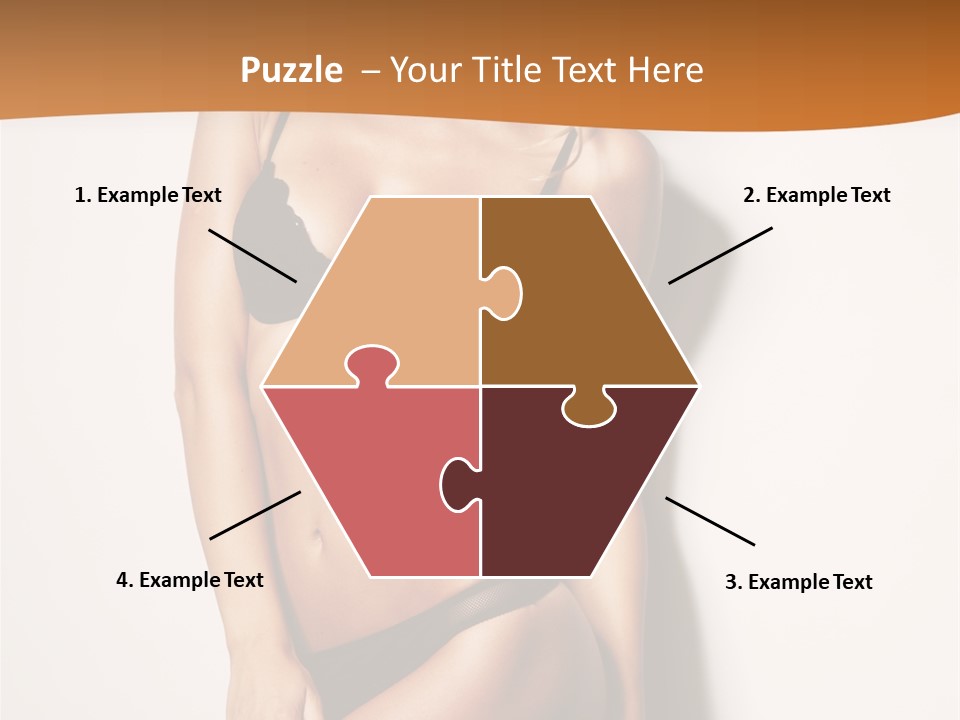 Female Elegance Leg PowerPoint Template