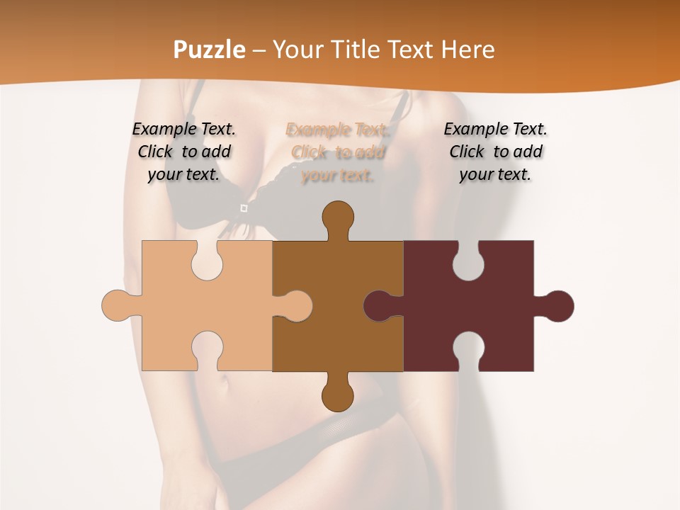 Female Elegance Leg PowerPoint Template