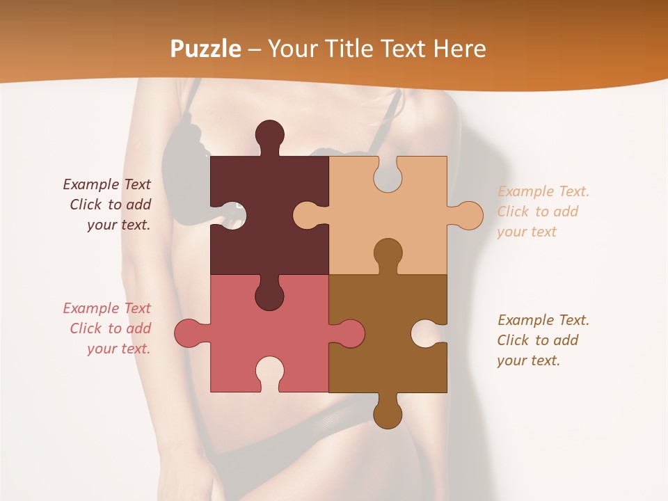 Female Elegance Leg PowerPoint Template