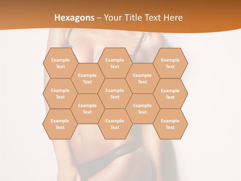 Female Elegance Leg PowerPoint Template