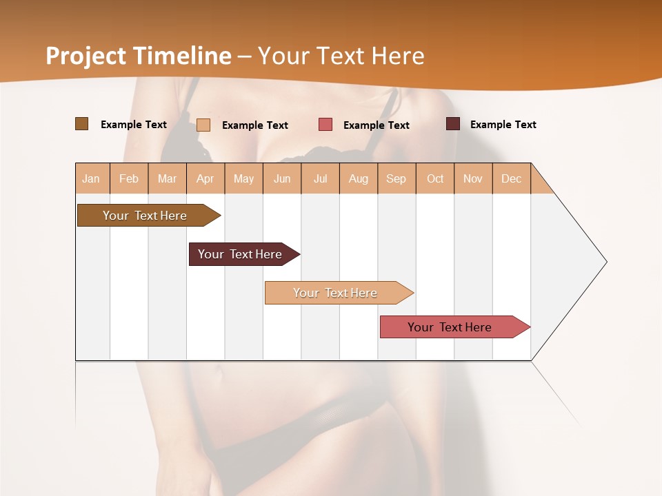 Female Elegance Leg PowerPoint Template