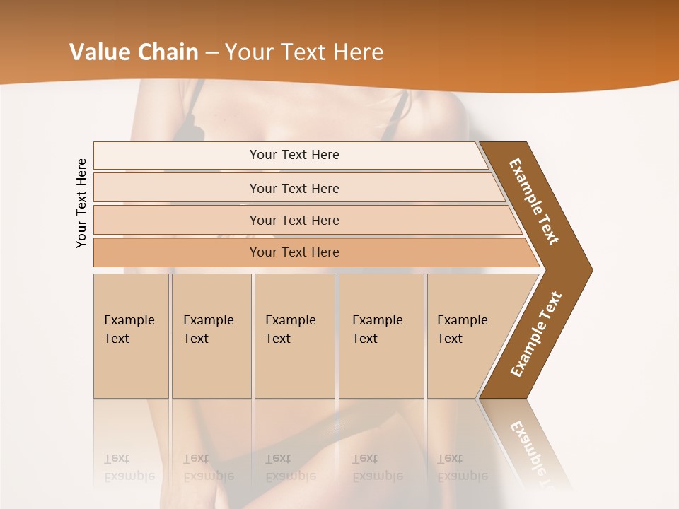 Female Elegance Leg PowerPoint Template
