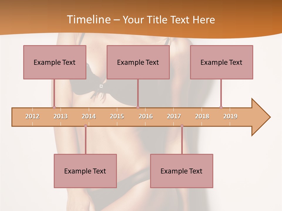 Female Elegance Leg PowerPoint Template