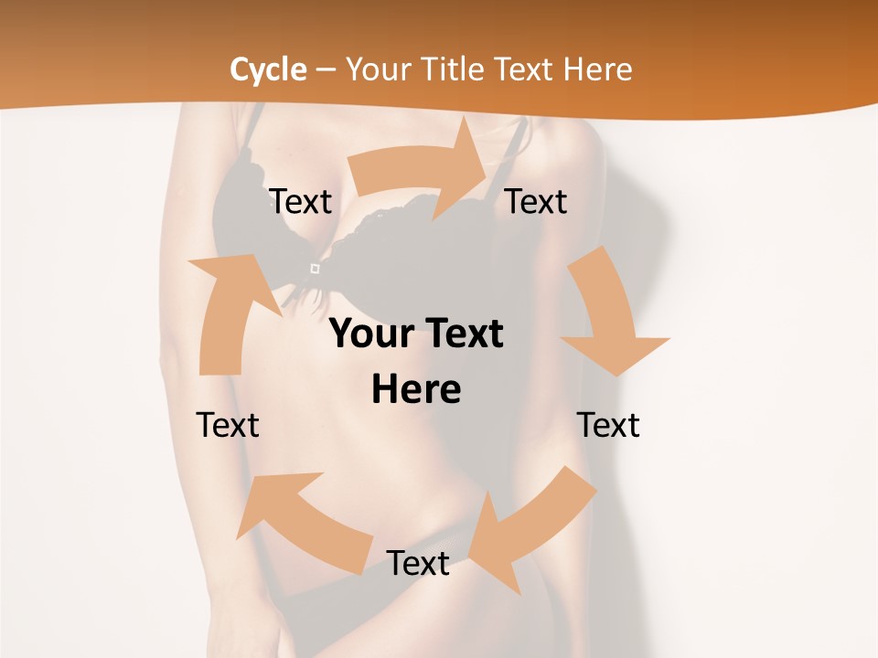 Female Elegance Leg PowerPoint Template