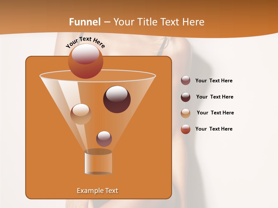 Female Elegance Leg PowerPoint Template