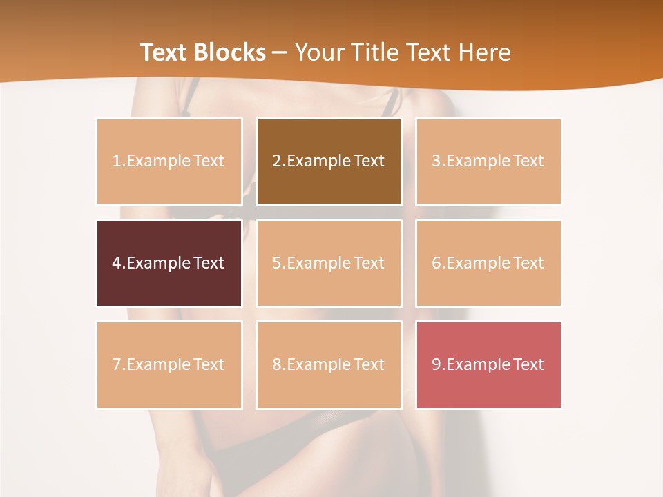 Female Elegance Leg PowerPoint Template