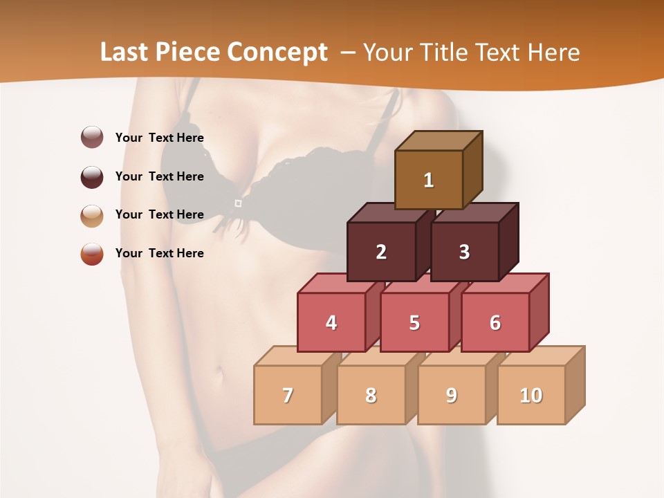 Female Elegance Leg PowerPoint Template