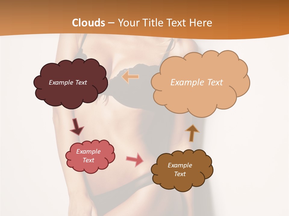 Female Elegance Leg PowerPoint Template