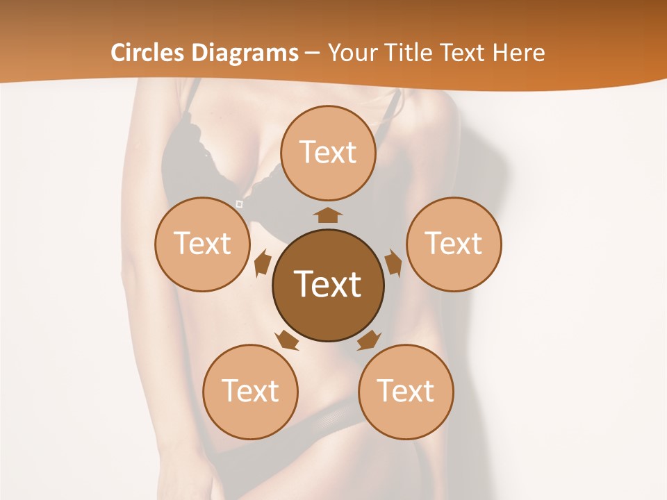 Female Elegance Leg PowerPoint Template