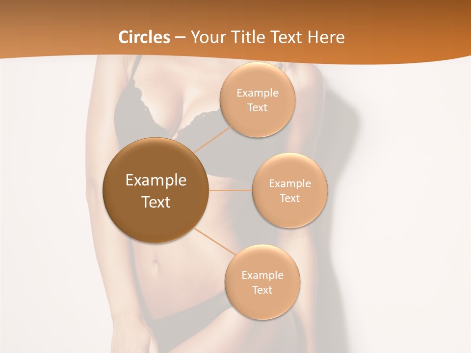 Female Elegance Leg PowerPoint Template