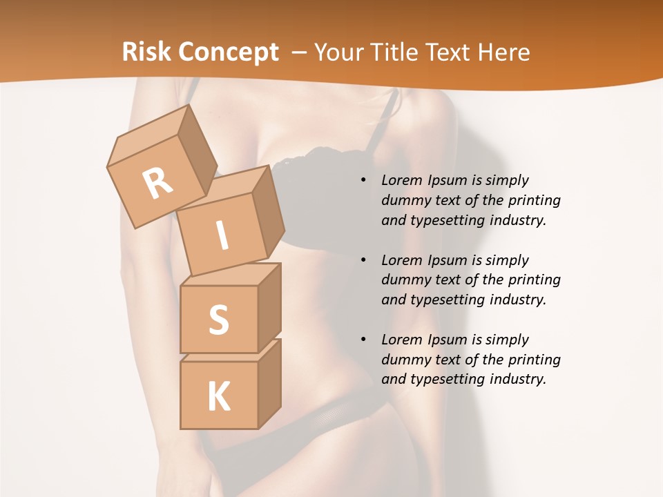 Female Elegance Leg PowerPoint Template