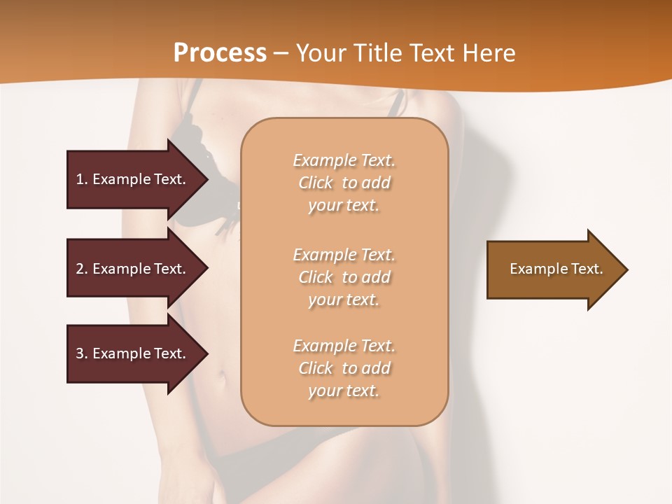 Female Elegance Leg PowerPoint Template