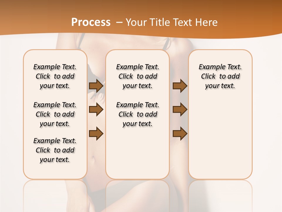 Female Elegance Leg PowerPoint Template