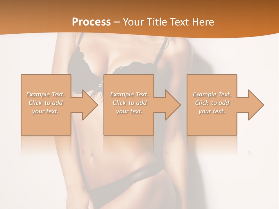 Female Elegance Leg PowerPoint Template