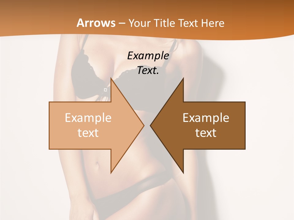 Female Elegance Leg PowerPoint Template