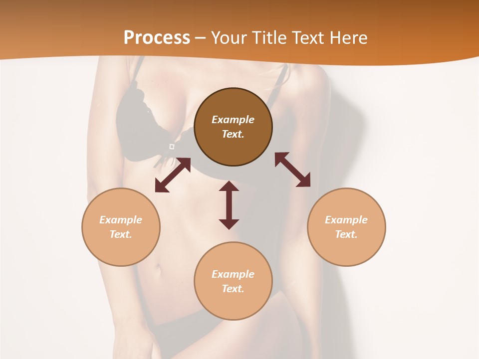 Female Elegance Leg PowerPoint Template