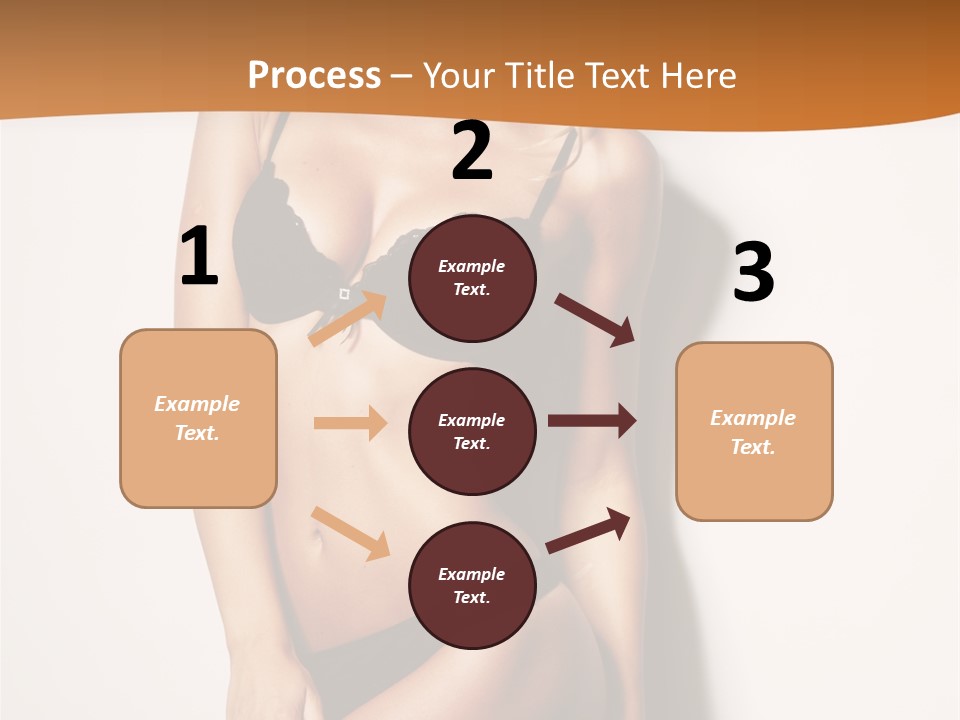 Female Elegance Leg PowerPoint Template