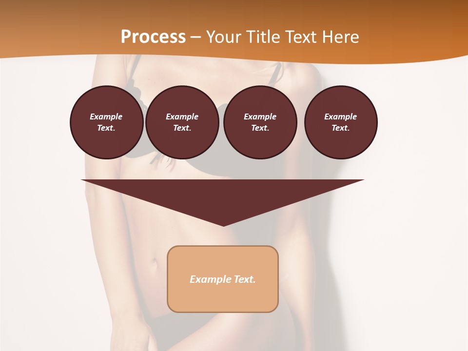 Female Elegance Leg PowerPoint Template