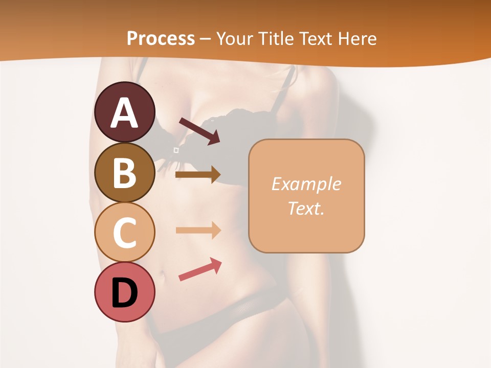 Female Elegance Leg PowerPoint Template