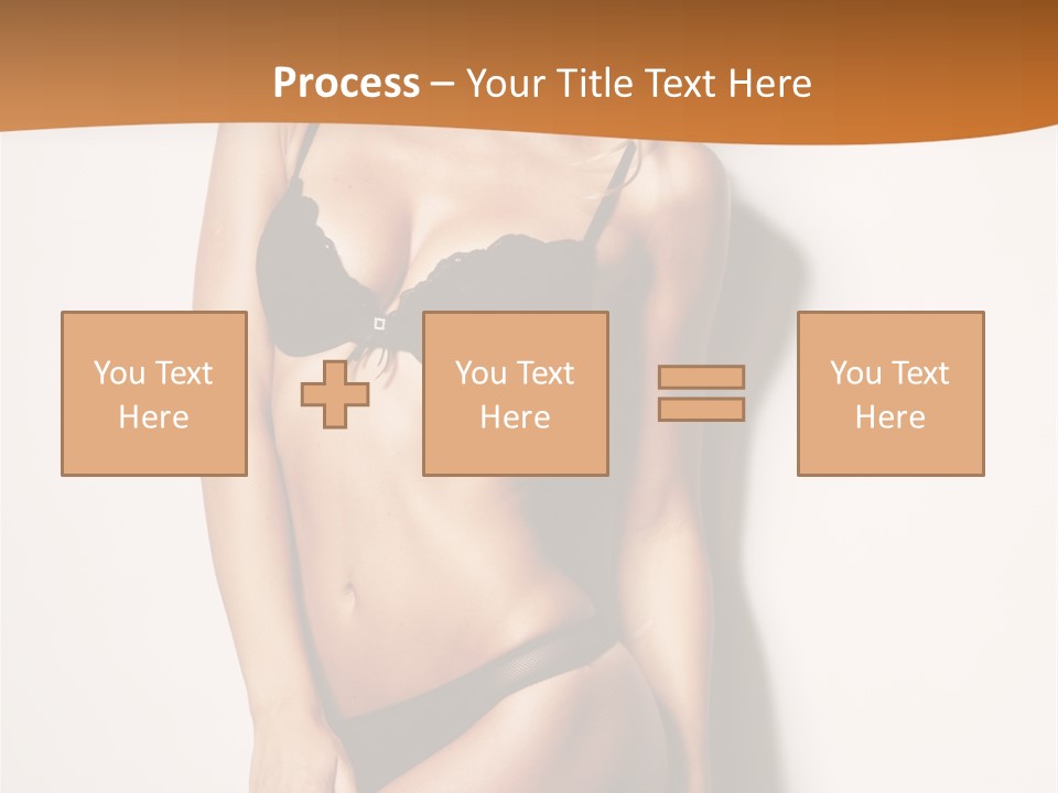 Female Elegance Leg PowerPoint Template