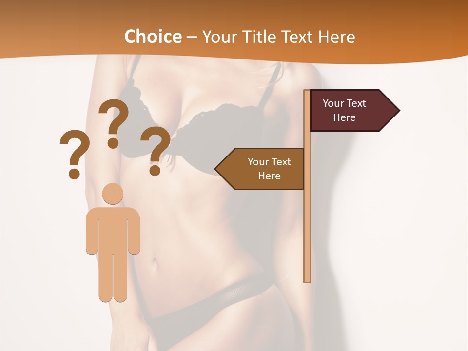 Female Elegance Leg PowerPoint Template