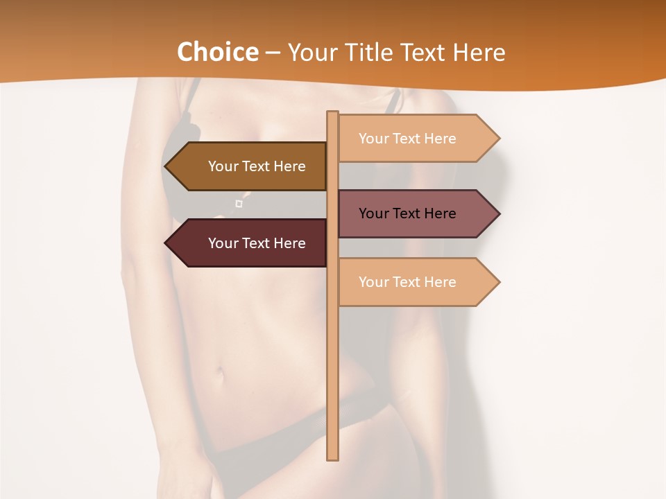 Female Elegance Leg PowerPoint Template