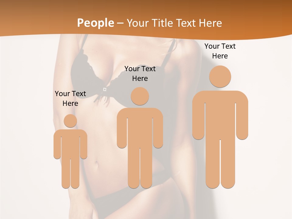 Female Elegance Leg PowerPoint Template