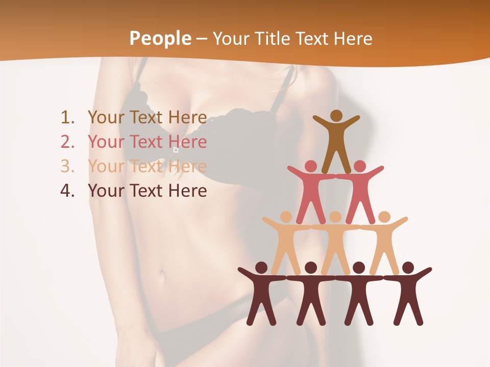 Female Elegance Leg PowerPoint Template