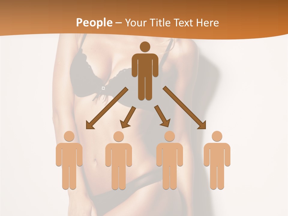 Female Elegance Leg PowerPoint Template