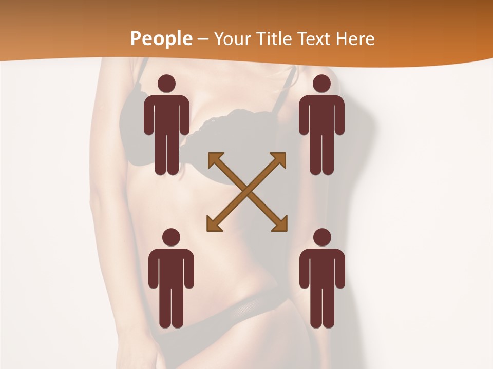 Female Elegance Leg PowerPoint Template