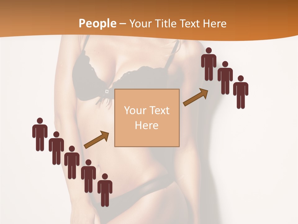 Female Elegance Leg PowerPoint Template