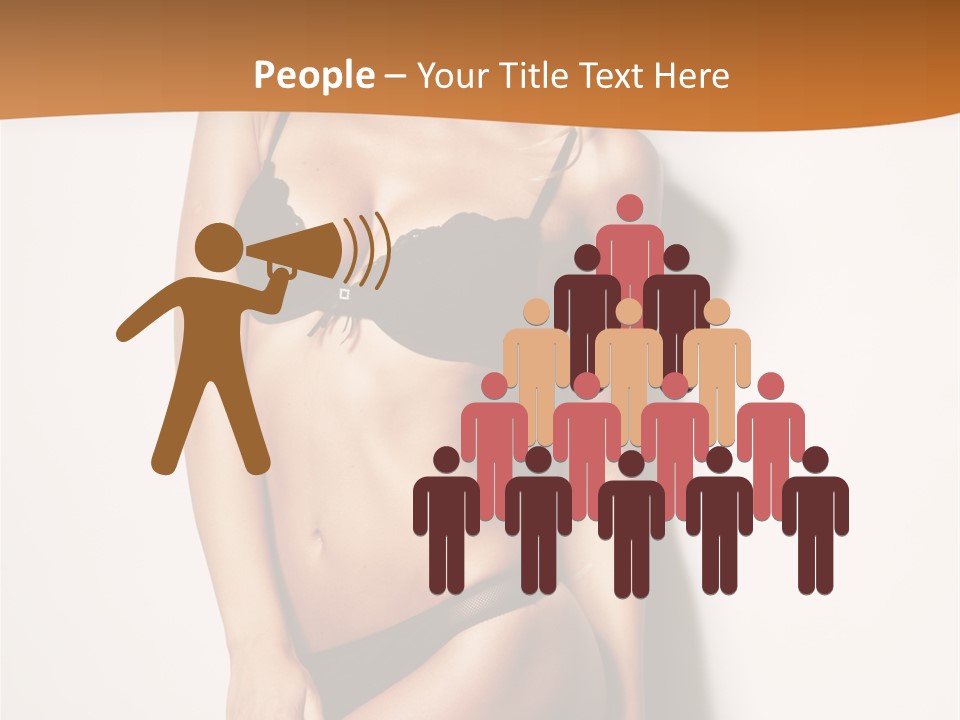 Female Elegance Leg PowerPoint Template