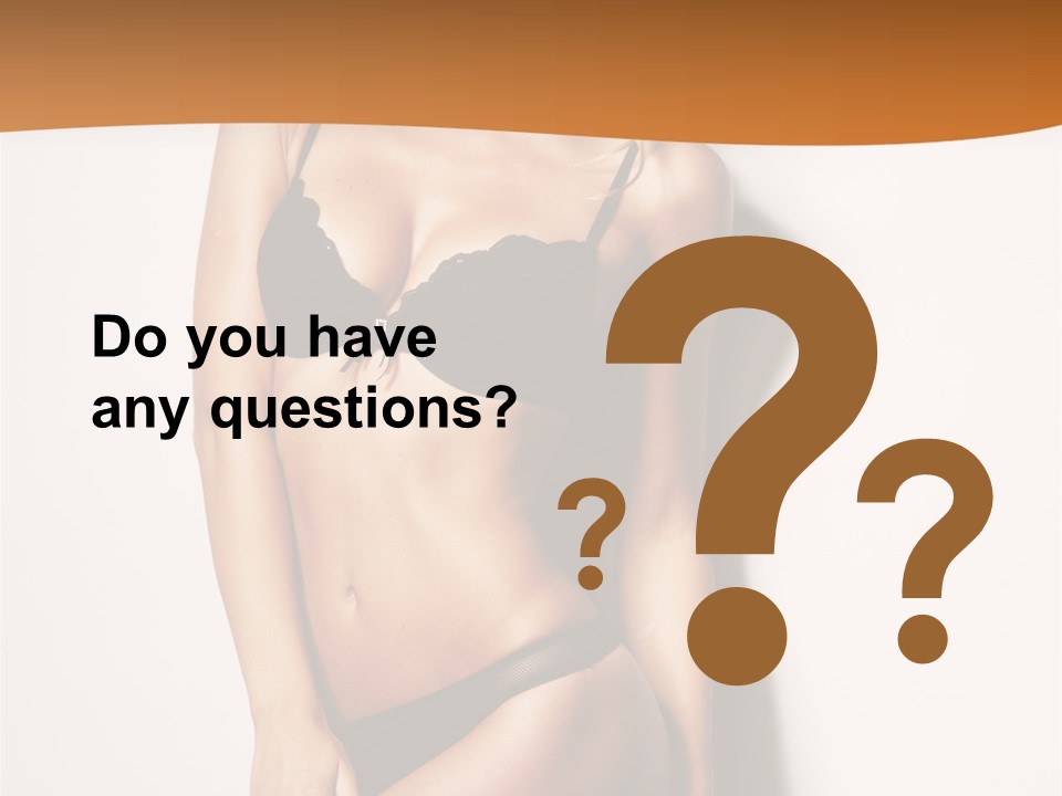 Female Elegance Leg PowerPoint Template