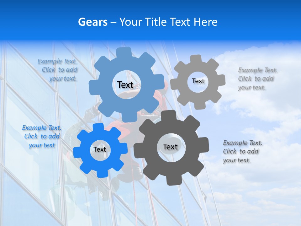 Alpinist Hang Could PowerPoint Template