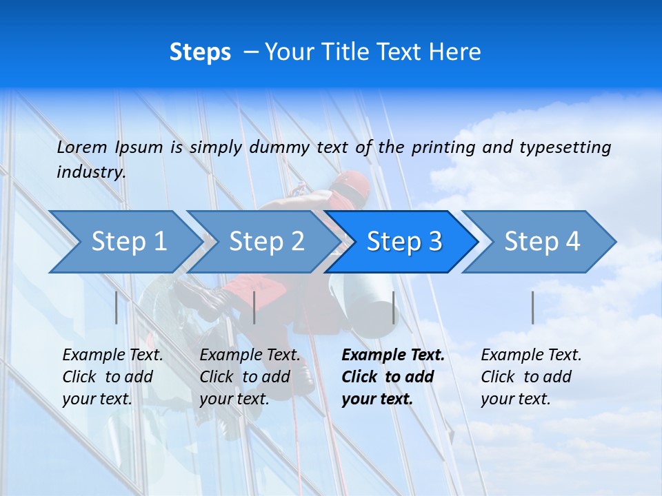 Alpinist Hang Could PowerPoint Template